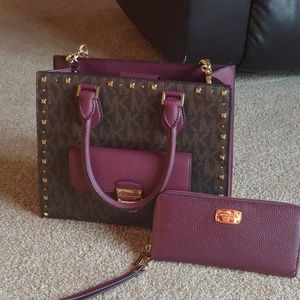 MK Purse and Wrist Wallett